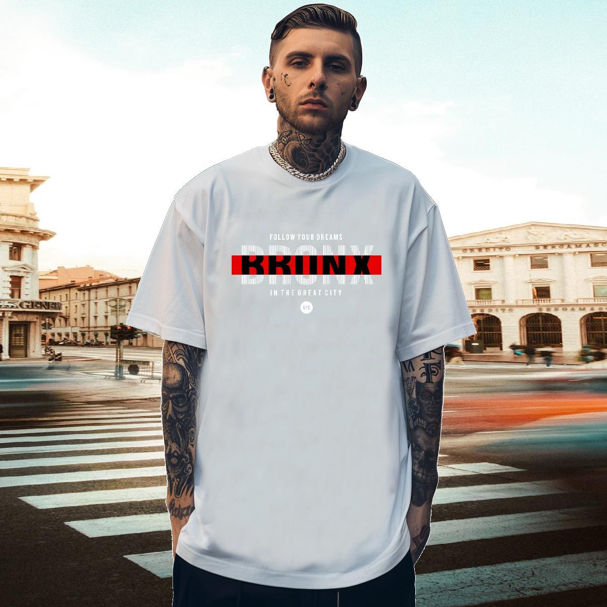 Popular Mens Tshirts 100% Cotton 230g Daily Wear letter DIY Printed Breathable Soft 2024 DIY T Shirts Men Clothings