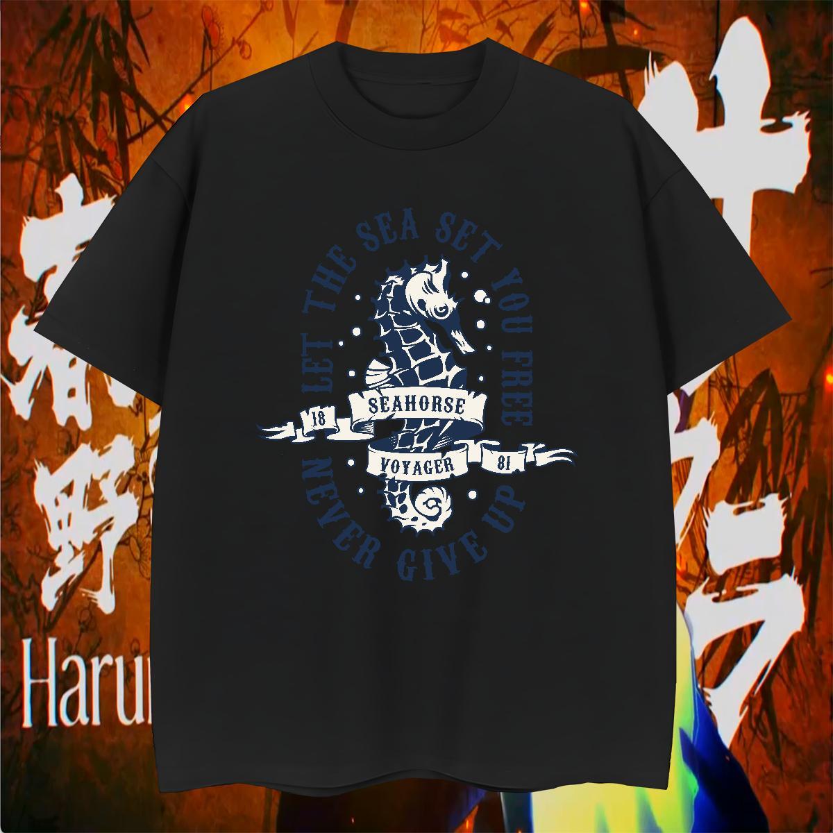 T-Shirts 230g Pure Cotton sea house Sports Casual Breathable Short Sleeve Black Oversized Men Tees Custom Unisex Tops Shirt