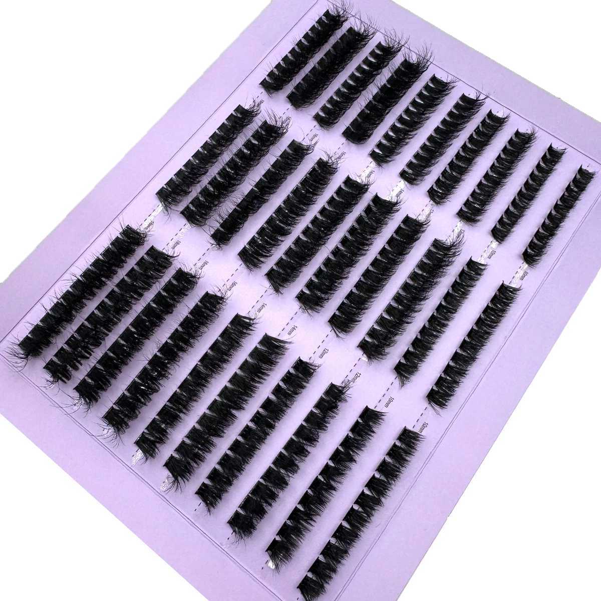 290/300Pcs 5D Fluffy 10-18mm Mixed Eyelash Cluster 60D-120DThick Eyelash D/DD Curled Personal Eyelash DIY Extended Eyelash W240803