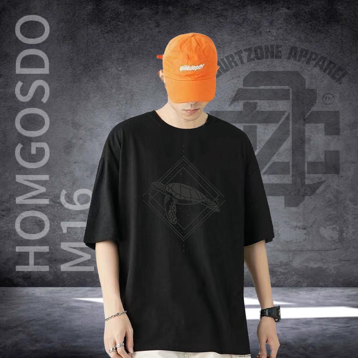 Fashion Designer T Shirts Men 100% Cotton 230g tortoise Casual Clothes Short Sleeve O-Neck TOP Quality Couples T Shirts Custom Printed