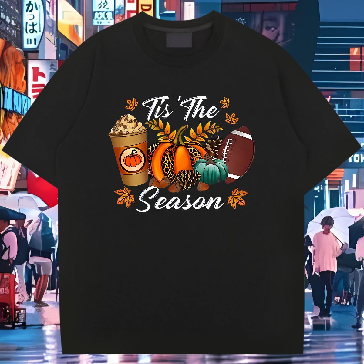 2024 Summer T Shirts Men 230g Cotton halloween Casual Beach Tops Breathable Short Sleeve Loose Men Tshirts Anime