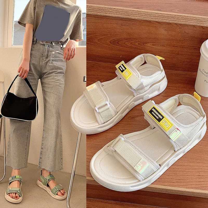 High Quality New Womens Sandals Fashion Thick Sold Non Slip Comfortable Outer Wear Seaside Sandalias for Summer Strap Beach T241227