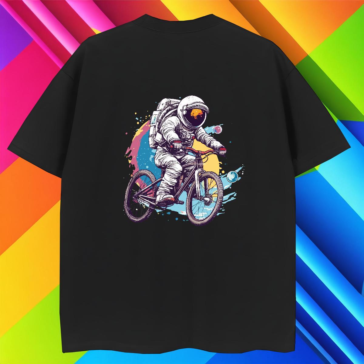 Men T Shirts 230g Pure Cotton universe Sport O-Neck Short Sleeve Graphic Couples T Shirts 2024 Free Shipping Wear