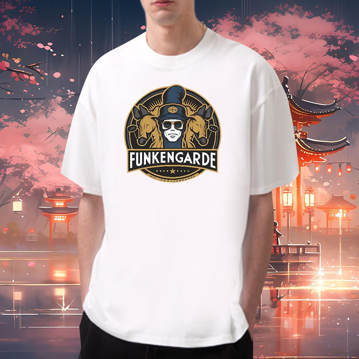 Custom Man T Shirts 230g Pure Cotton horse Hip Hop Street Tee Shirt O-Neck Short Sleeve Free Shipping Tshirt for Man Woman Black White