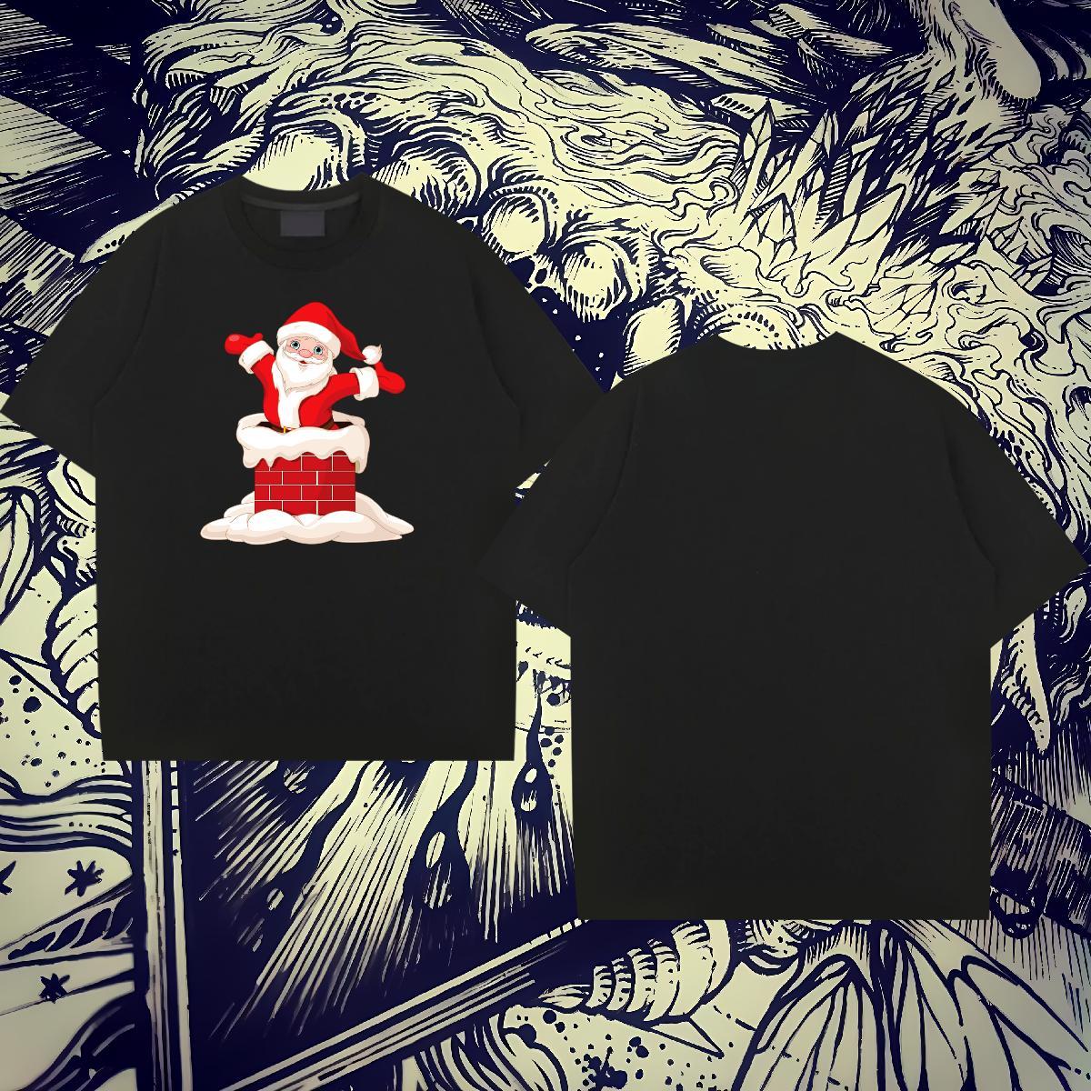 New Man T Shirts 100% Cotton 230g Daily Outfit Tshirts Breathable Loose Fit Men Tees Customized