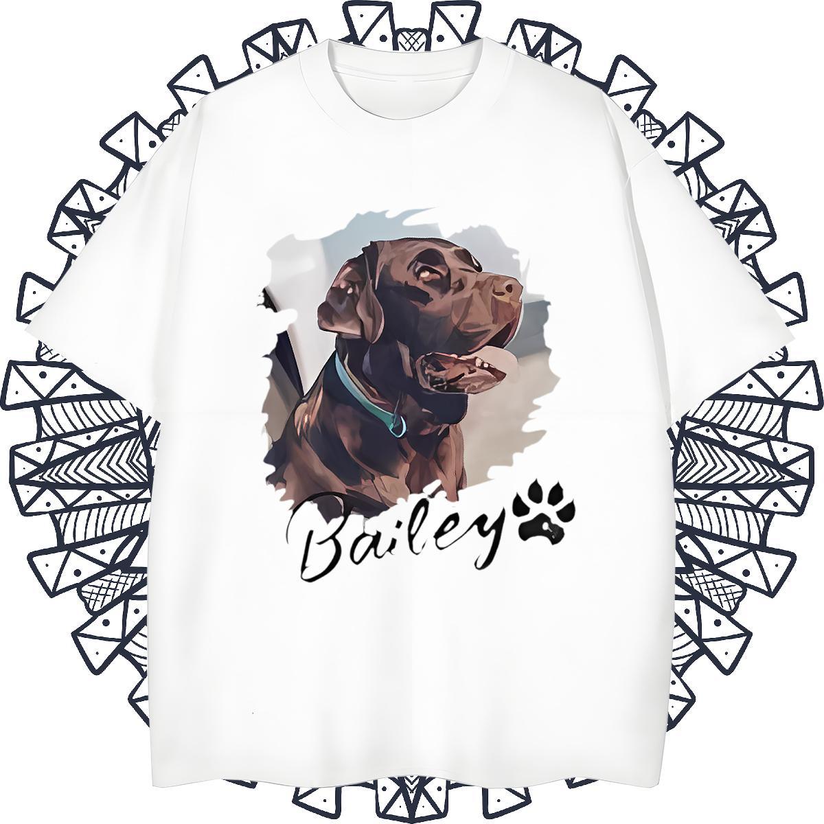 Cool Design Tshirt for Man Woman 230g Pure Cotton Street dog Oversized Breathable Short Sleeve 2024 Designer T Shirt For Man Tees