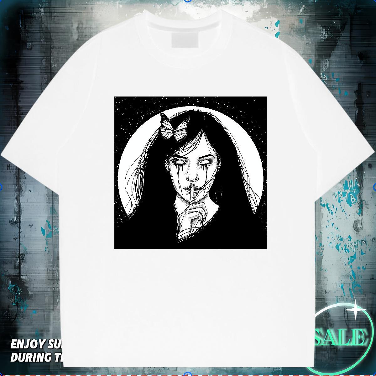 T Shirt For Man 230g Cotton nun Casual O-Neck Short Sleeve DIY Printed Mens Tshirts 2024 Designer Cool Tees Shirts