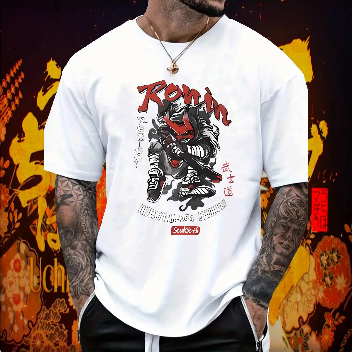 T shirt 230g Cotton Terror Sports Casual Breathable Short Sleeve DIY Tshirts Classic Popular Tees Shirts