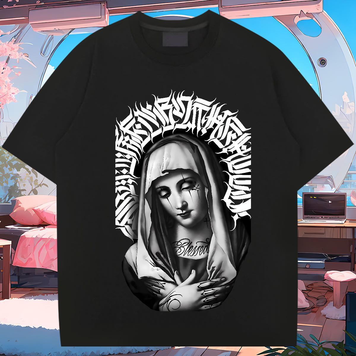 Mens T Shirts 230g Cotton nun Beach Breathable Short Sleeve Oversized 3XL 4XL Tshirts Fashion Unisex Tees