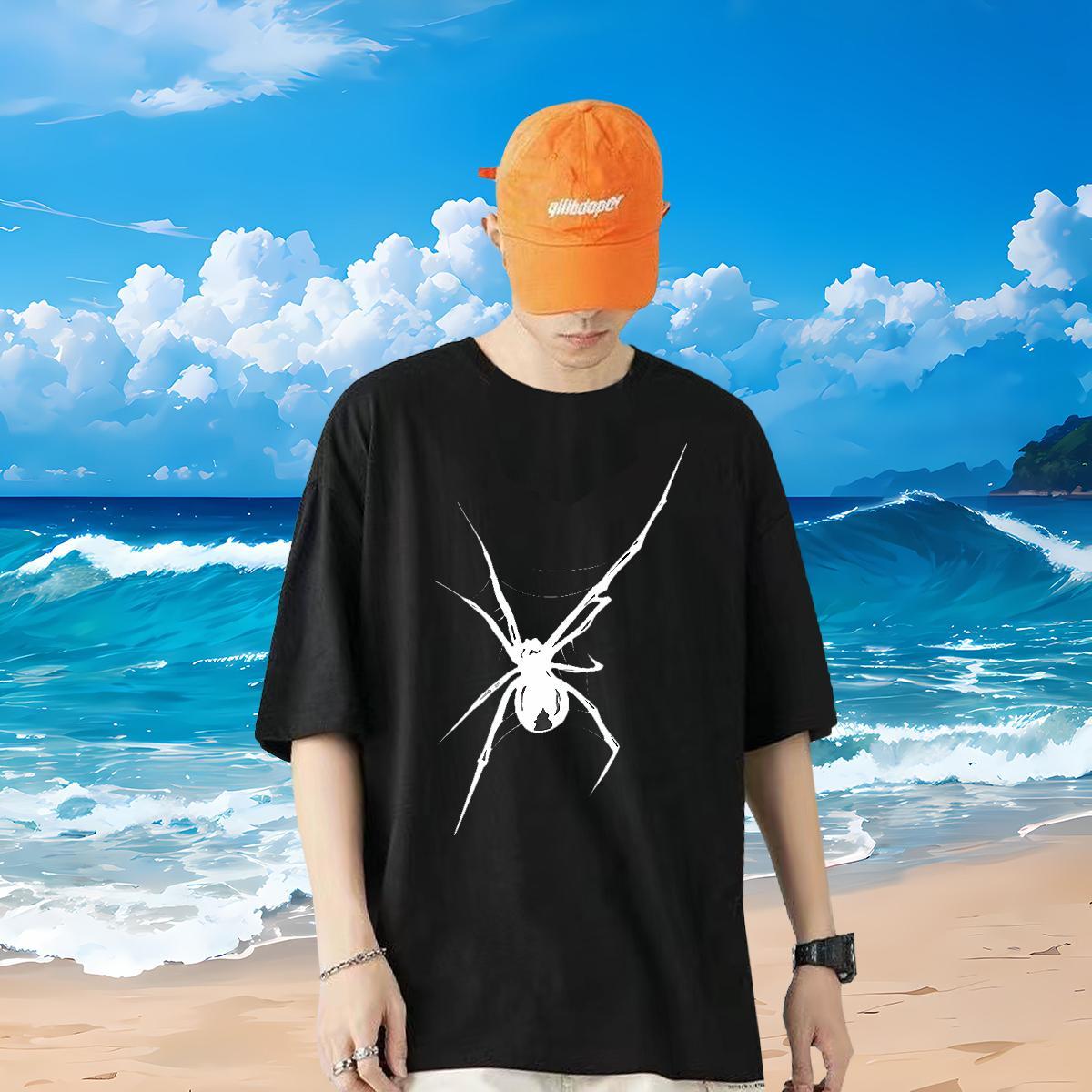 New Men T Shirts 100% Cotton 230g Hip Hop Tops Shirt Crew Neck Breathable Comfortable Men Clothes T-Shirt Asian Size