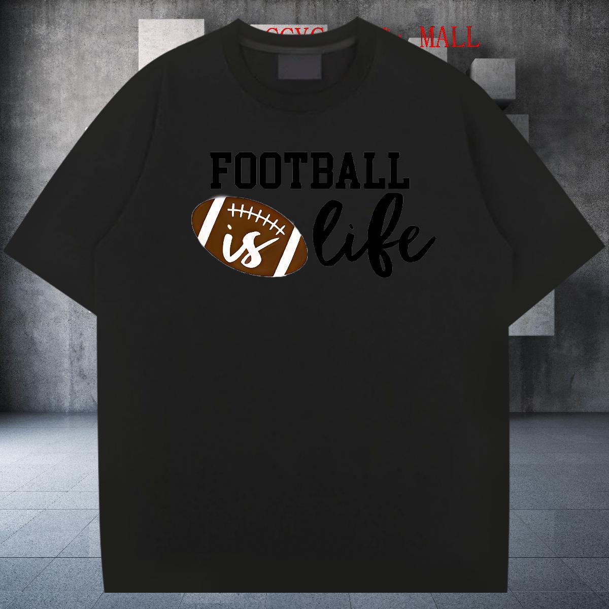 Free Shipping Men Clothes T-Shirt 230g Cotton Summer Casual rugby Custom Printing Short Sleeve Soft Factory Direct T shirt Tshirts