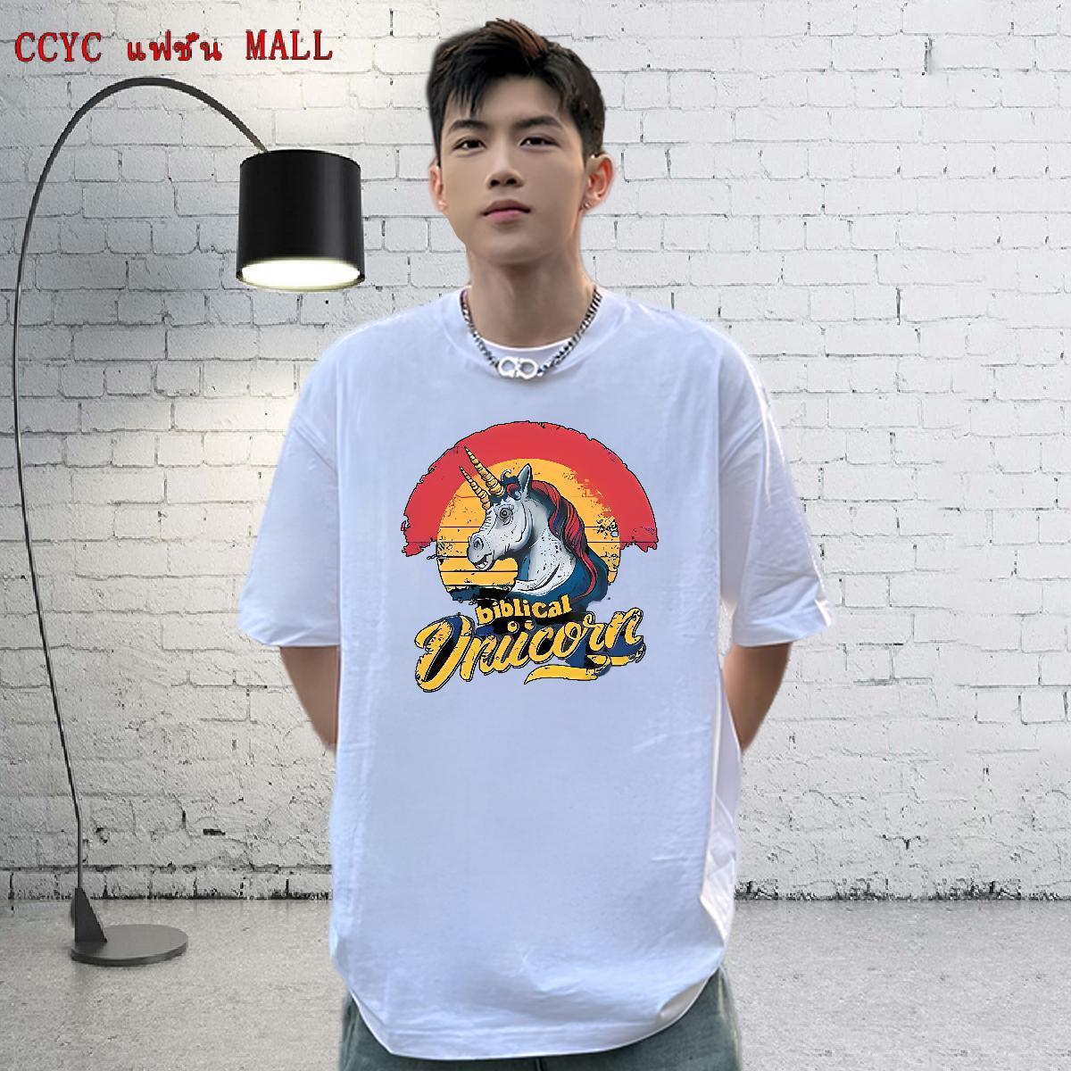 Fashion Designer T shirt 230g Pure Cotton horse Hip Hop Street Top Tees Round Neck Short Sleeve Free Shipping Men Clothes T-Shirt Anime