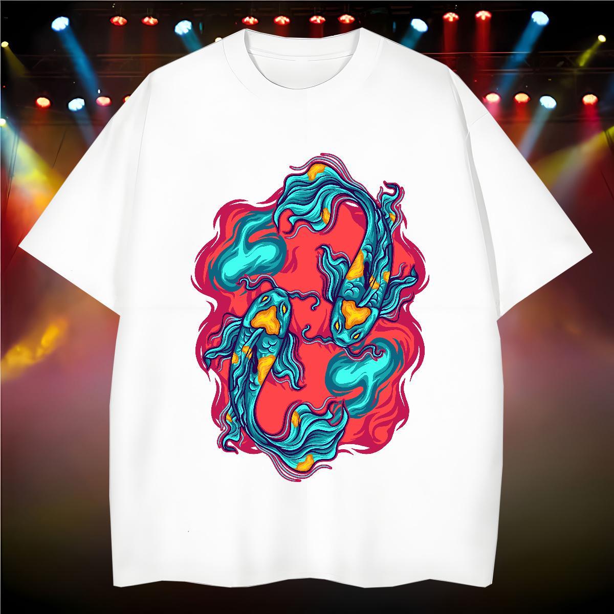 Men T Shirts 230g 100% Cotton Beach Pure Cotton Custom Print Oversized Men Tees New Designer Free Shipping Clothes