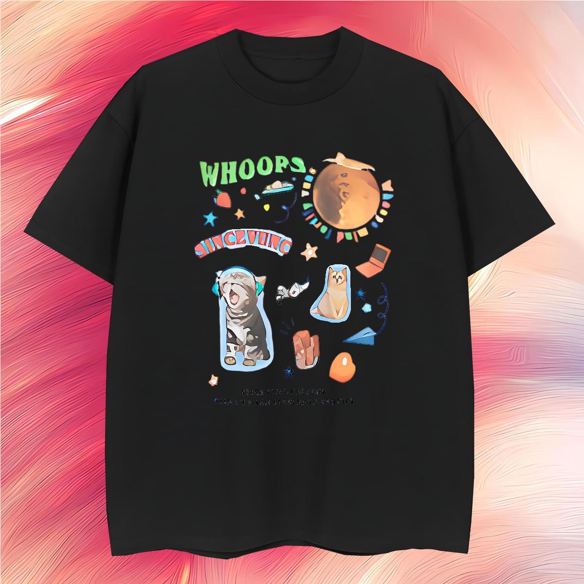 T Shirts Men 230g Pure Cotton cute Summer Casual Breathable Floral Print Men Tshirts Fashion Design Cool Design Wear