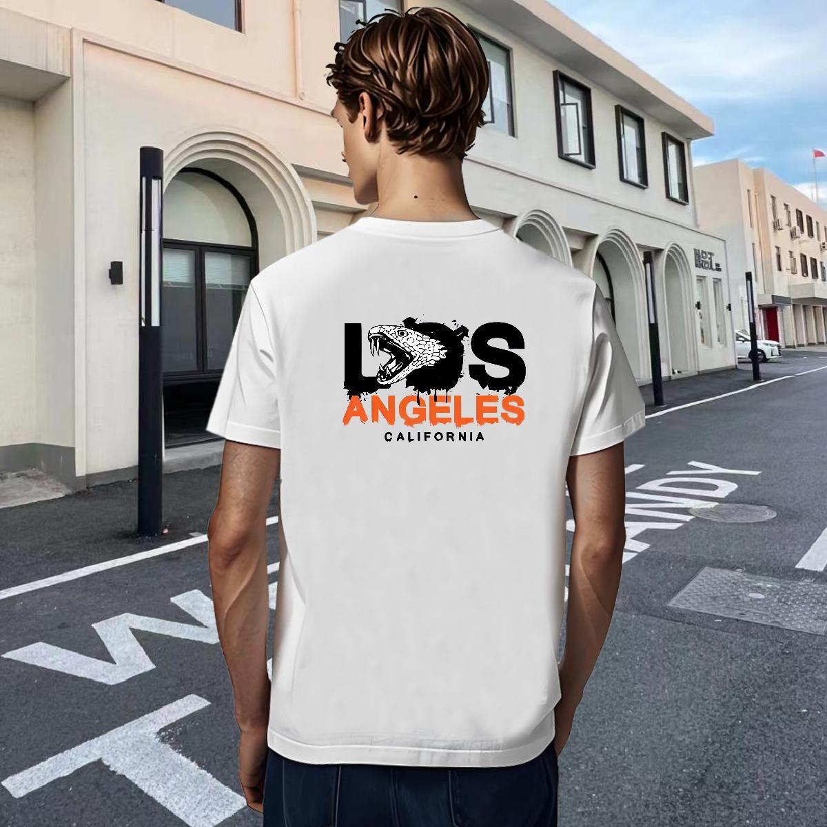 Designer Tshirt for Man Woman 230g Pure Cotton Street letter Anime Print Breathable Fashion Mens T Shirts Tees