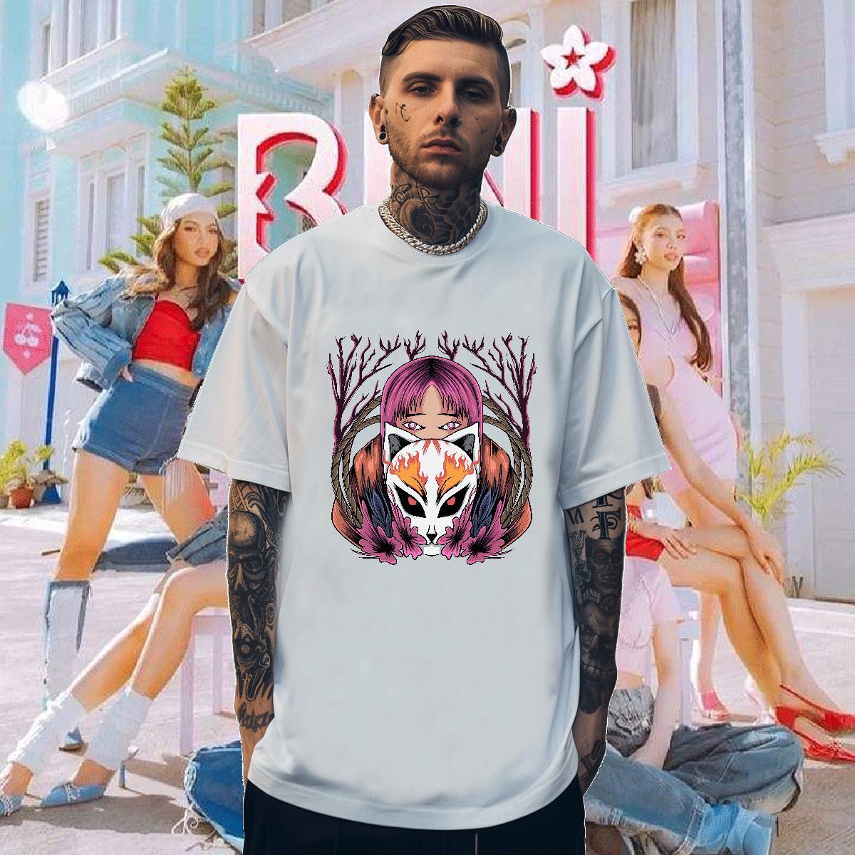 Mens T Shirts 230g Pure Cotton portrait Outdoor Crew Neck Breathable DIY Men Clothes T-Shirt Free Shipping Brand Tops