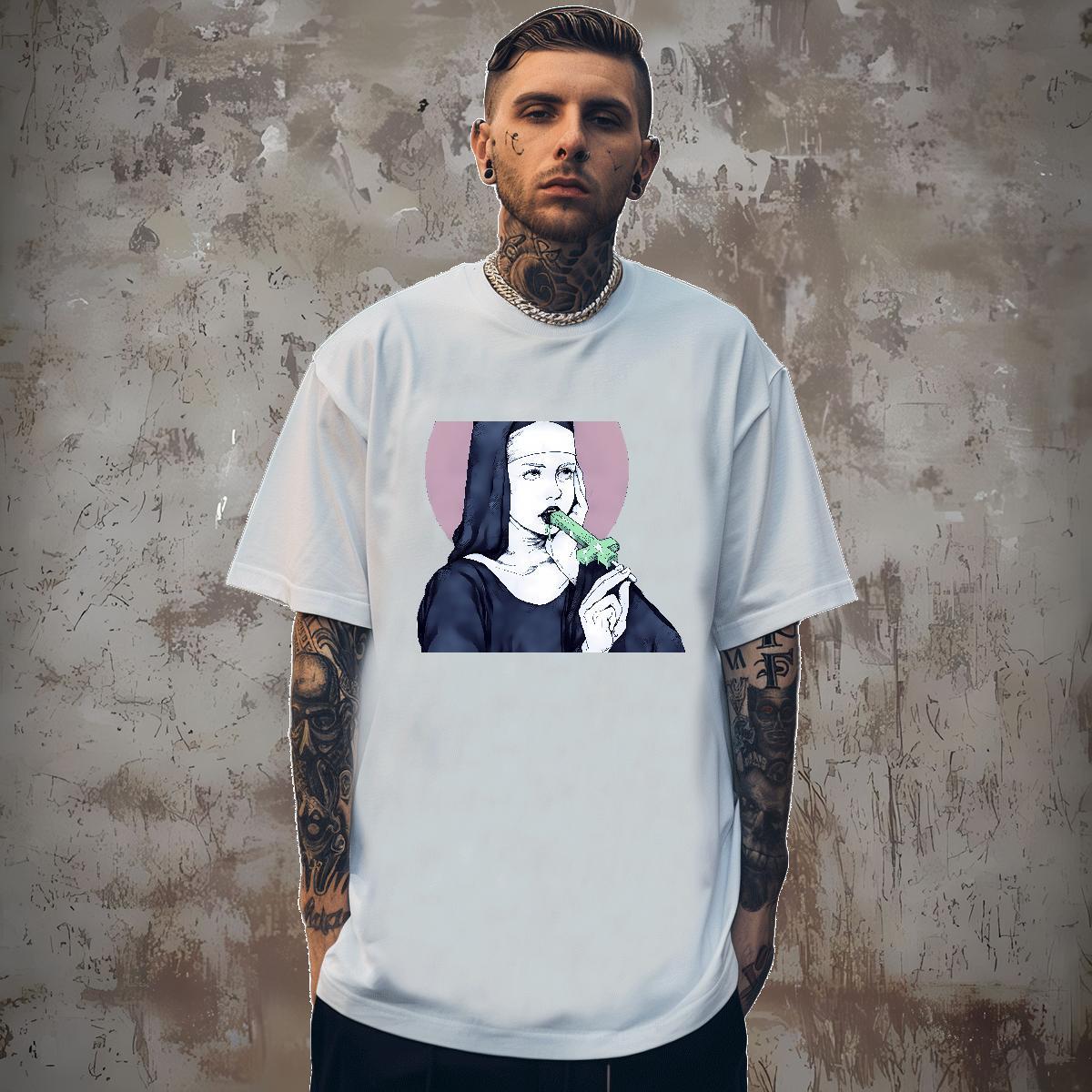 T Shirts Men 230g Cotton nun Daily Wear Breathable Oversized 4XL Mens Tshirts New Arrival High Quality Tops Tees