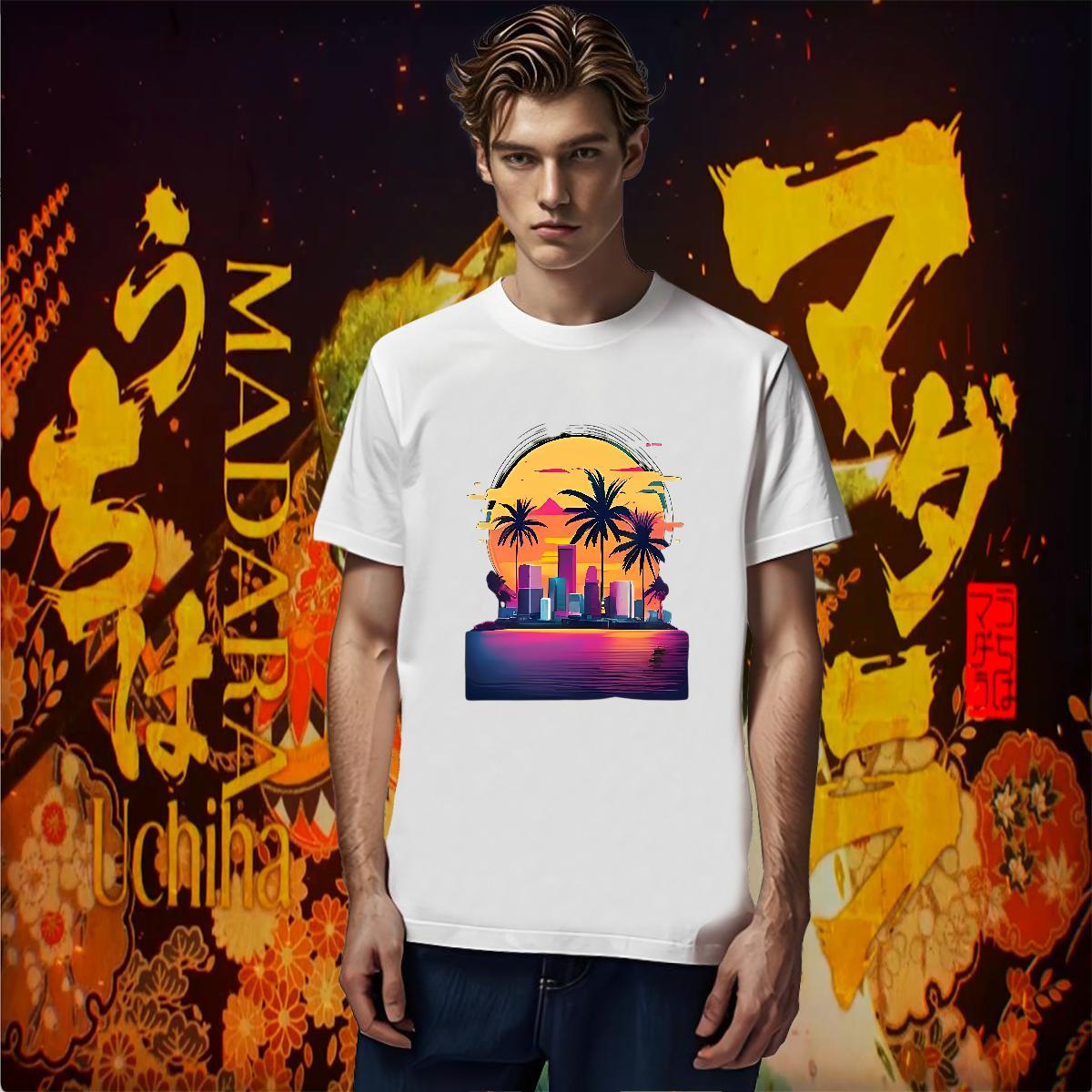 T Shirts Men 230g Pure Cotton sea Street Casual Breathable Soft Customized Print Men Clothes T-Shirt 2024 DIY Designer Tops Tees
