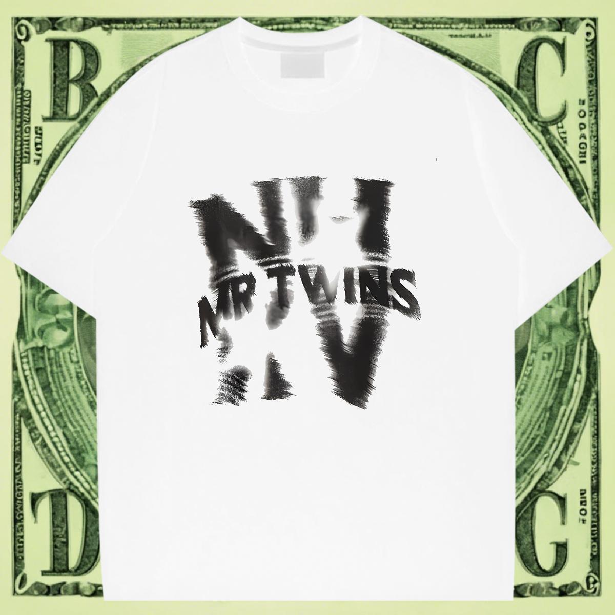 Free Shipping Men Tshirts 230g Pure Cotton Street Casual letter Cartoon Print Breathable Short Sleeve 2024 Summer Man T Shirts Tee Shirt