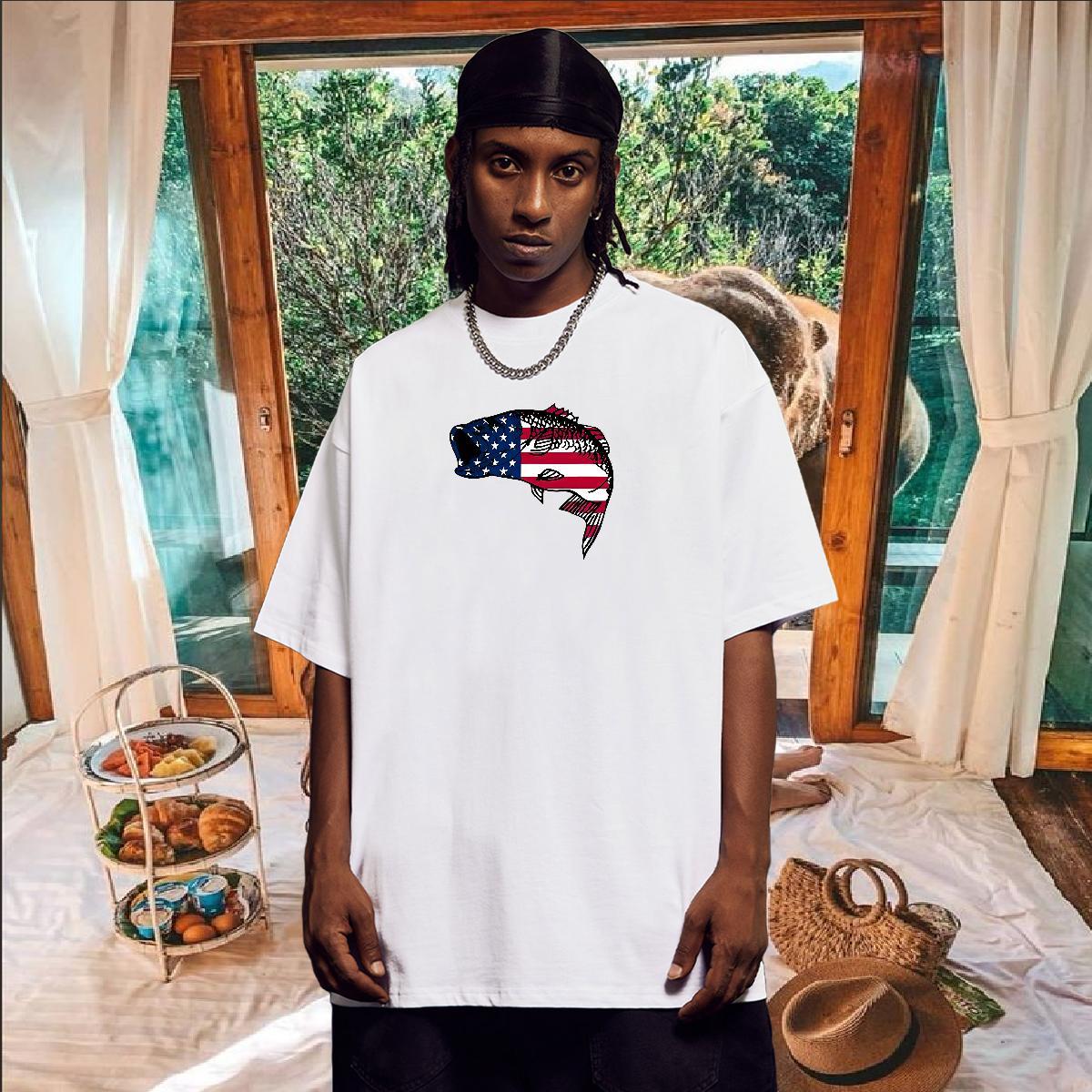 Designer T Shirts Men 100% Cotton 230g Street Wear Clothings O Neck Short Sleeves Unisex Men Tshirts DIY Anime