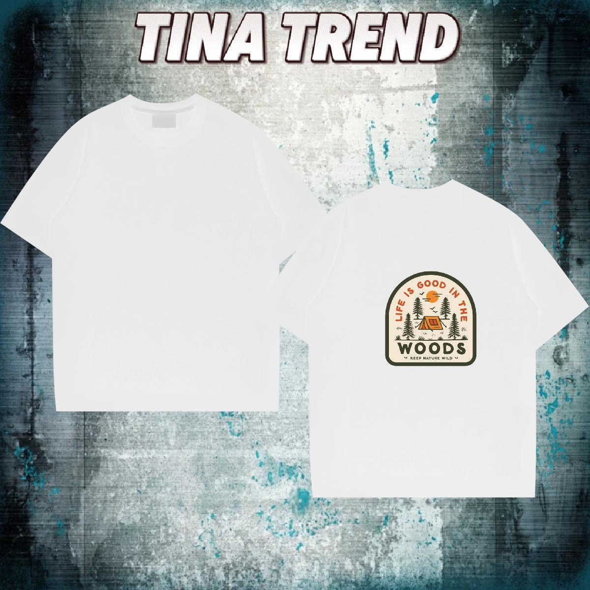 Designer Fashion Man T Shirts 230g 100% Cotton tree High Street Hip Hop Tops Crew Neck Brand Tshirt for Man Woman Black Oversized