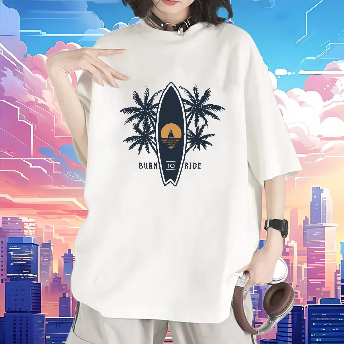 Designer Nice Womens T Shirts Breathable Short Sleeve Tshirt for Man Woman Customized Print sea Sport 100% Cotton 230g Stylist Tops Tees