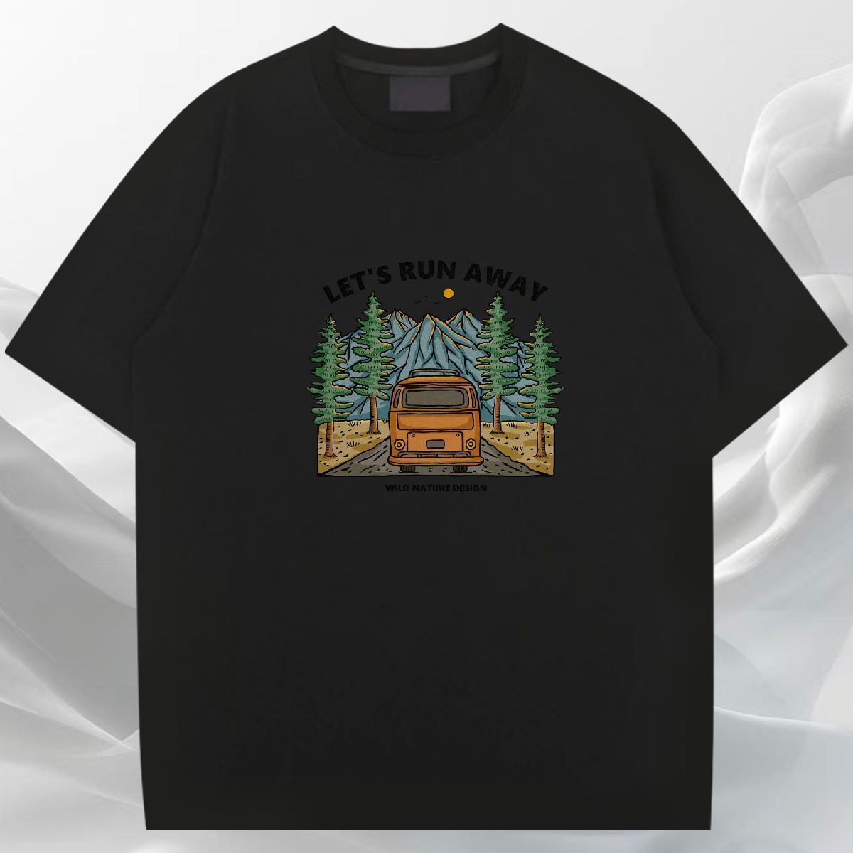 Wholesale Couples T Shirts 100% Cotton 230g Spring Summer car Custom Anime Crew Neck Breathable DIY T shirt Wear