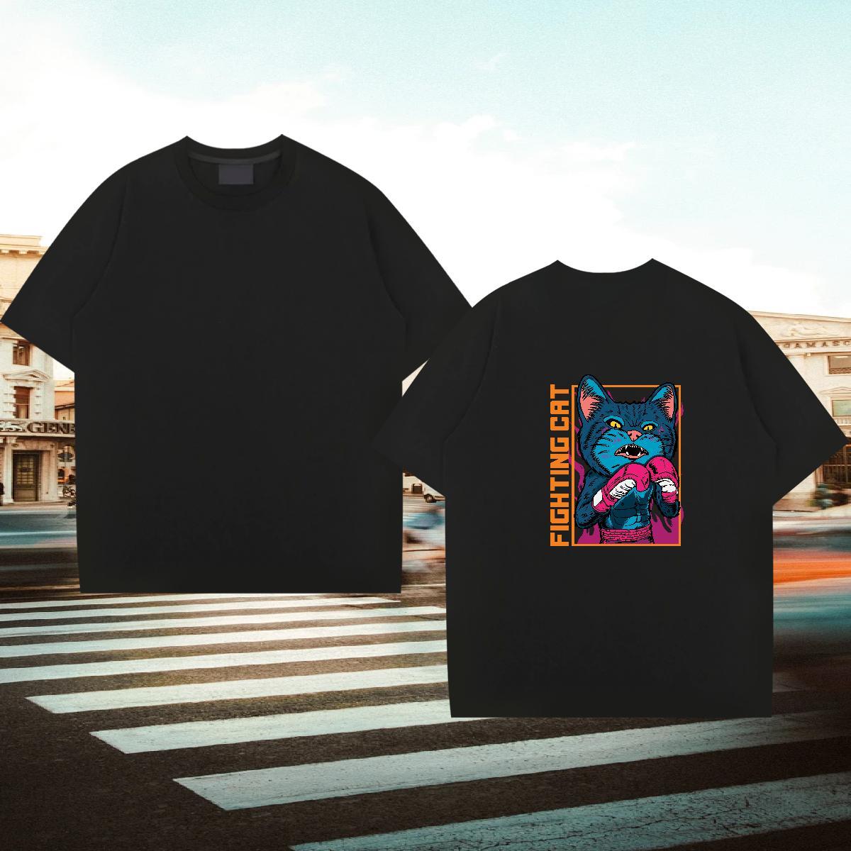 2024 Designer T Shirt For Man 230g Cotton letter Casual Beach Clothings Short Sleeve O-Neck Comfortable Men Tees Custom Anime