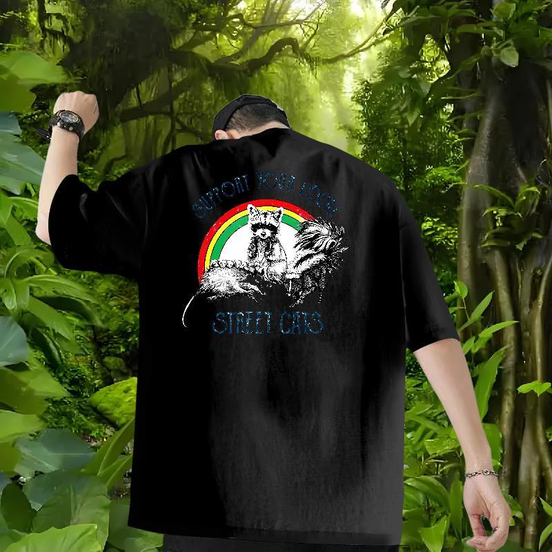 2024 New T-Shirts 230g 100% Cotton cute Daily Outfit Polos Breathable Short Sleeve Brand Mens Tshirts Custom Printed