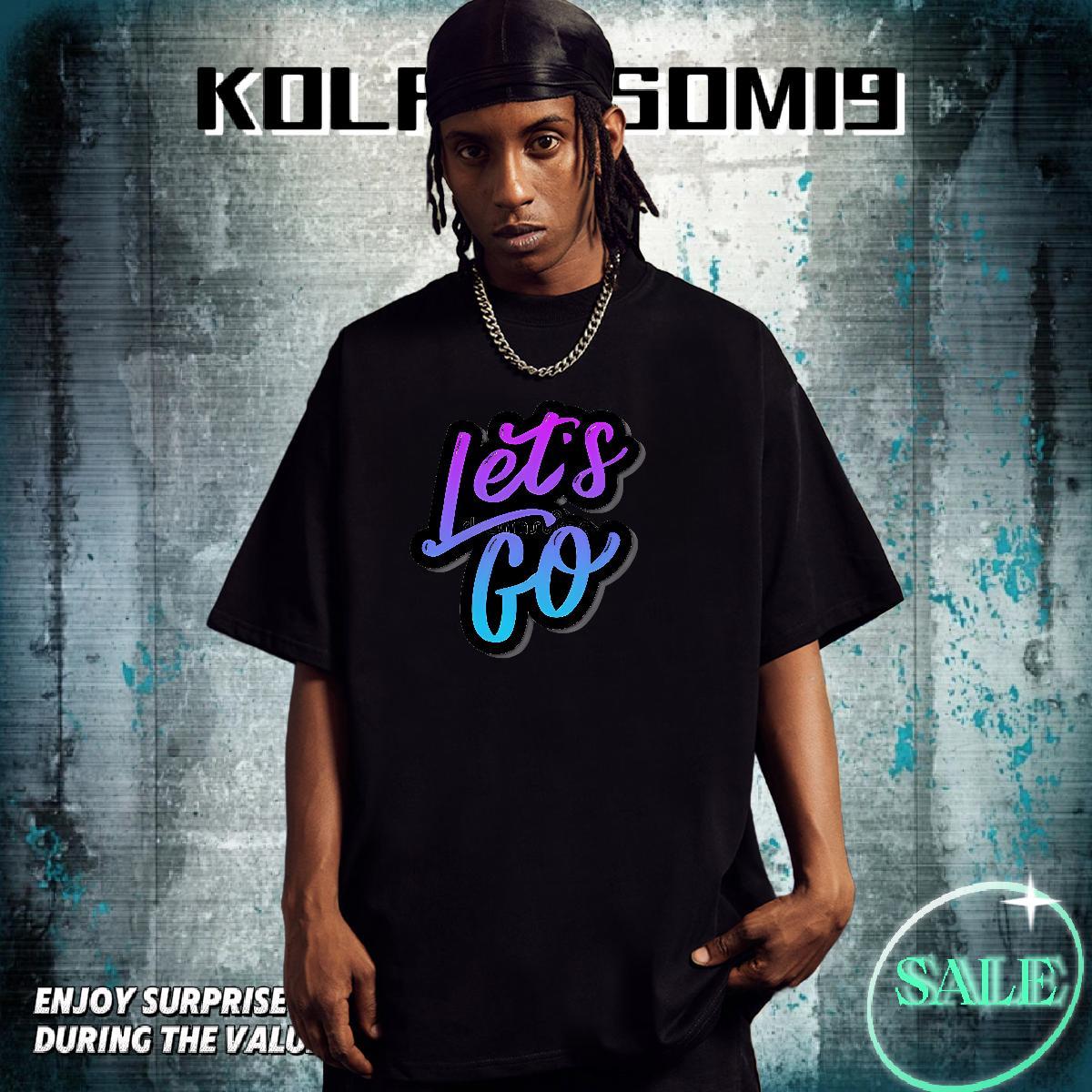 Cool Design Men Tees 230g 100% Cotton Street wear Hip Hop letter DIY Anime Breathable Crew Neck 2024 Designer T-Shirts Tops