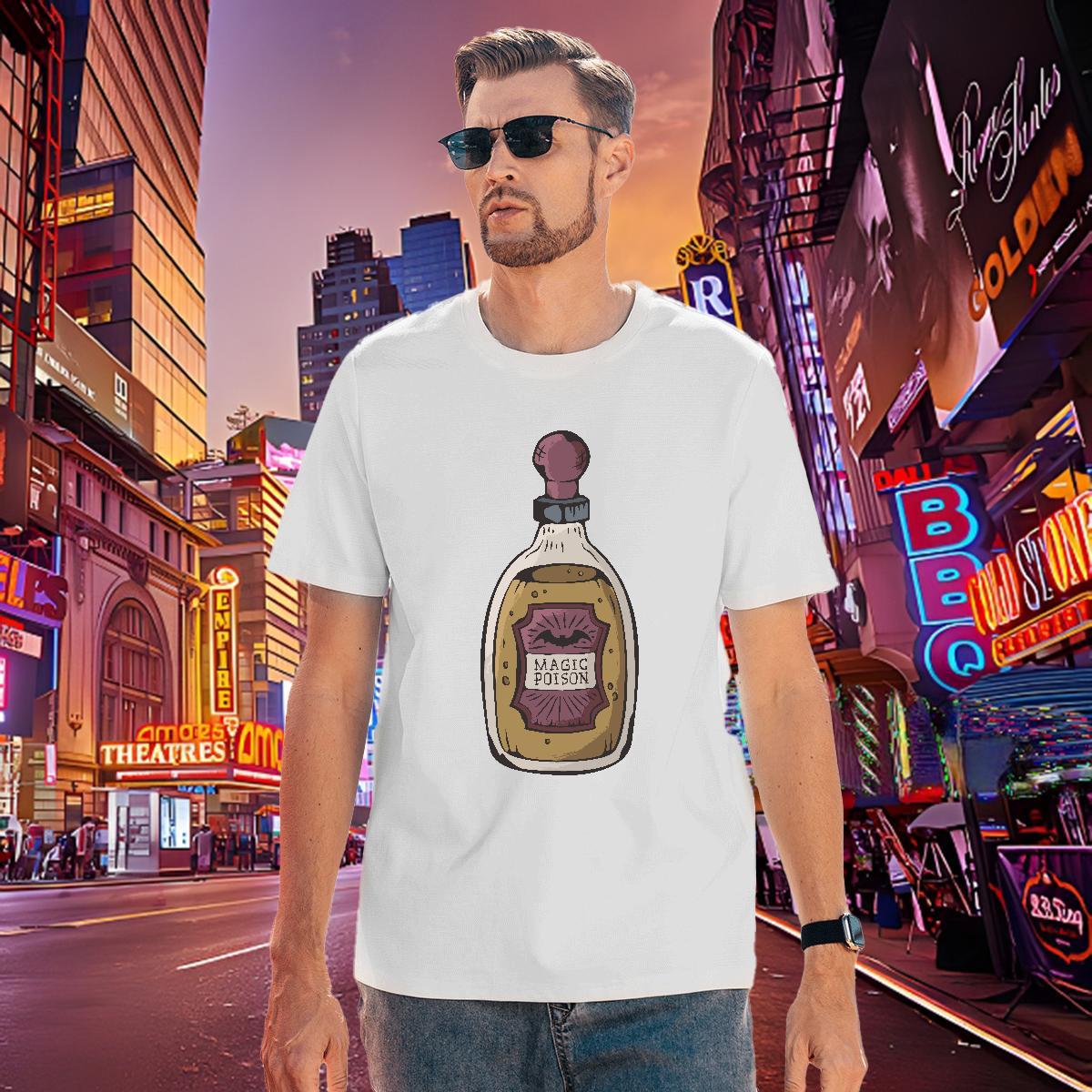 Free Shipping Men Tops Tees 100% Cotton 230g bat Men T Shirts Casual Daily Wear Breathable Crew Neck Cartoon Printing L-4XL Designer Tee Shirt