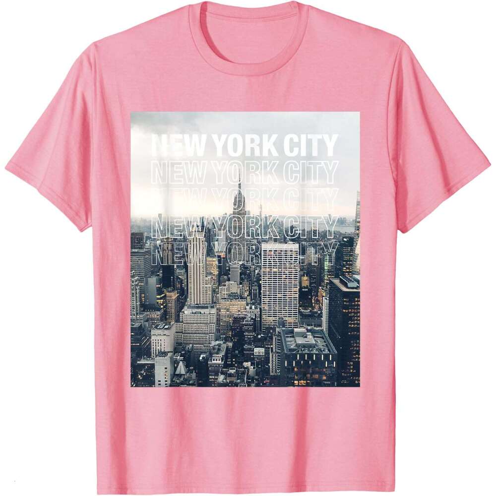 T shirt Mens Urban Graphic Tee Shirt, New York City Skyline T-Shirt shirts tshirt graphic tee Casual tops summer clothes Short sleeve Free shipping