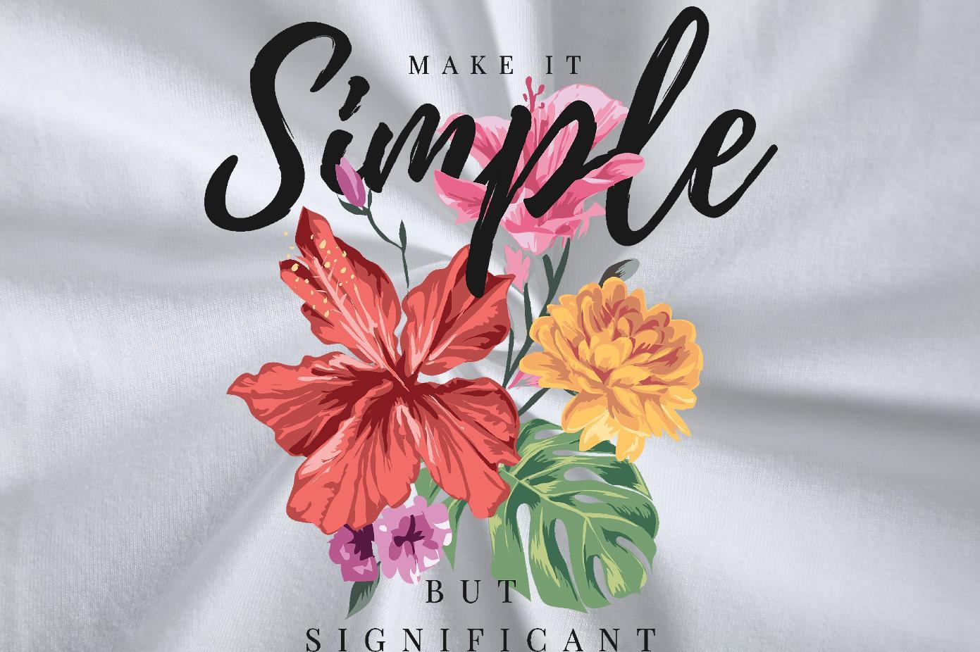 Free Shipping T-Shirts 230g Pure Cotton flower Hip Hop Street Top Tees Crew Neck Breathable Unisex Tshirts Anime