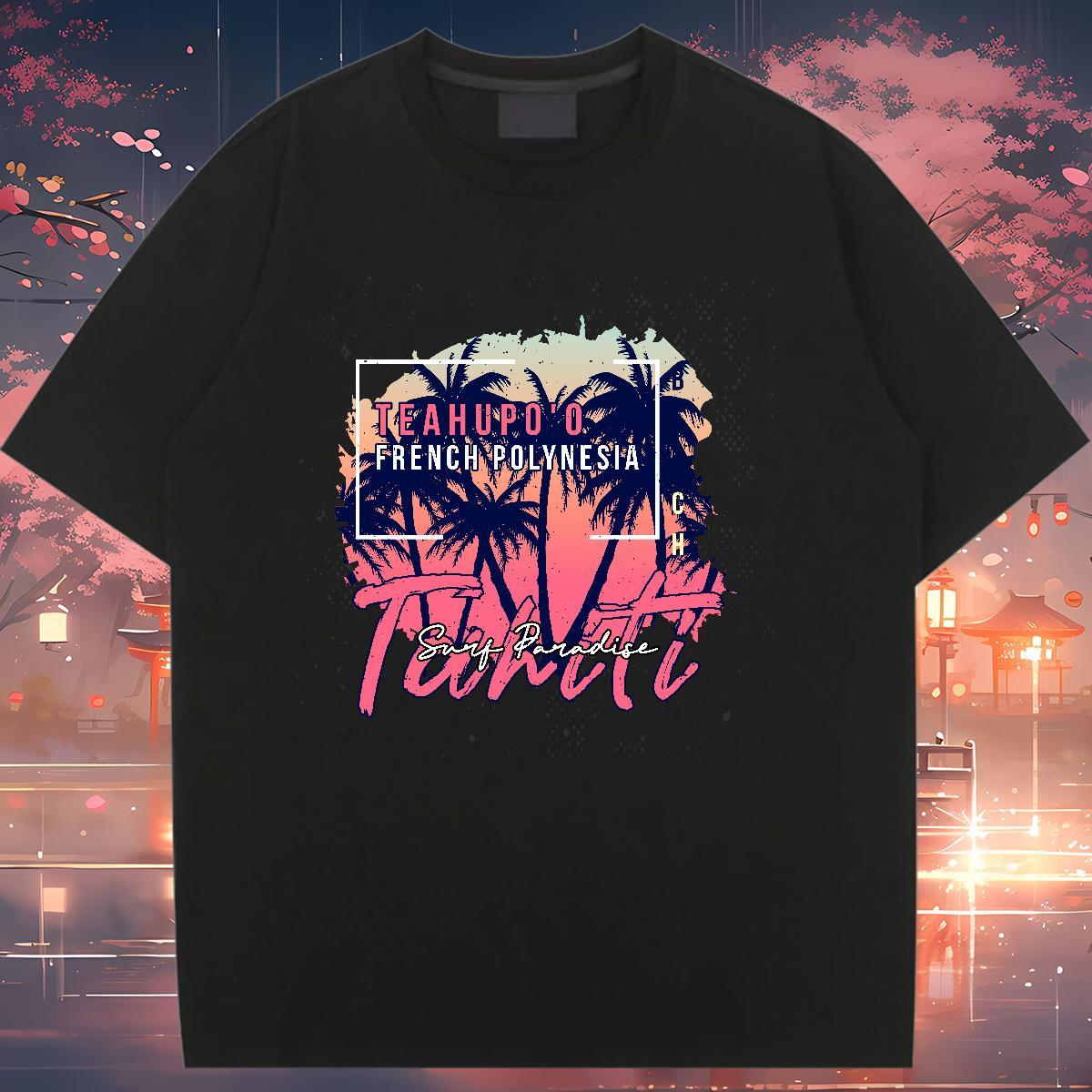 Lady T Shirts Women Breathable Short Sleeve Lady T shirt Custom Print Oversized tree High Street Hip Hop 230g Cotton Fashion Tops Tees