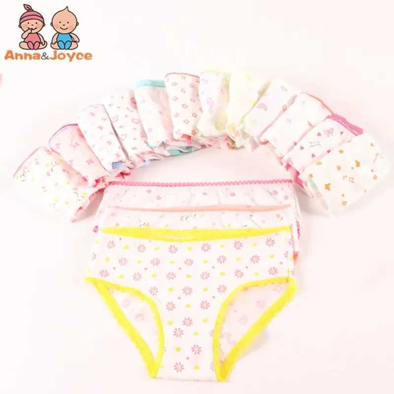 6 pieces/batch of girls underwear childrens underwear floral baby underwear 2-12 years oldW240715