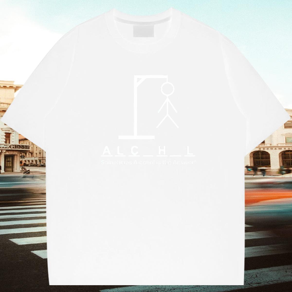 Cool Men Clothes T-Shirt 100% Cotton 230g Outdoor letter Oversized 4XL Crew Neck Customized T Shirt For Man Tops Shirt