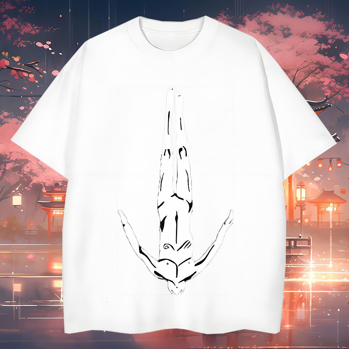 T-Shirts for Men 230g 100% Cotton person Street Wear Breathable Short Sleeve White Plus Size Couples T Shirts Fashion Design Brand Tees