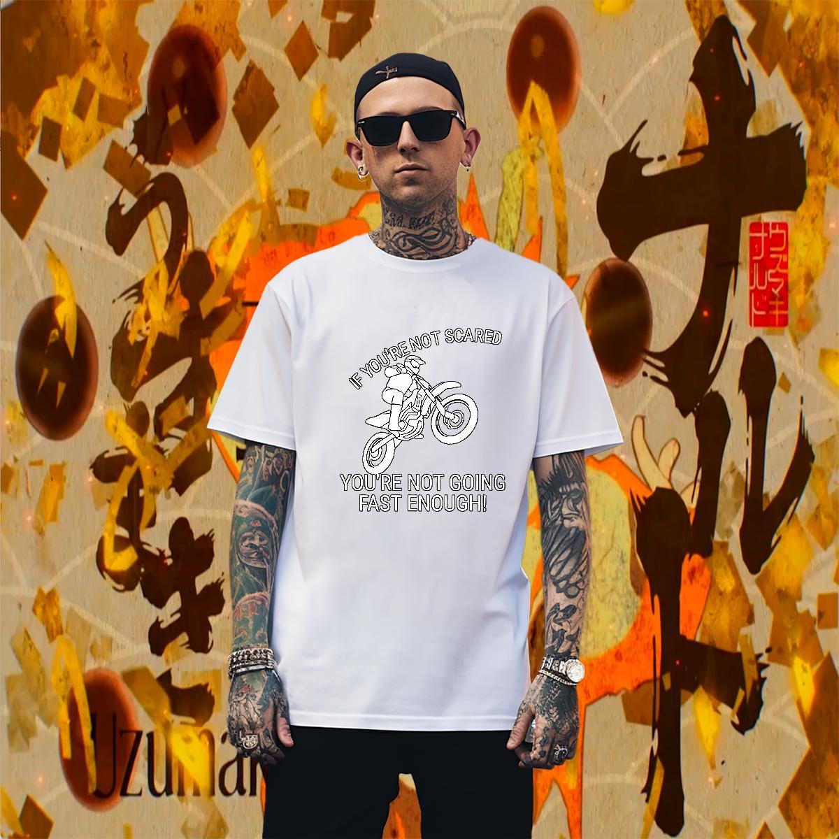 High Quality Tshirt for Man Woman 230g Pure Cotton Street Wear Motorcycle DIY Anime Breathable Short Sleeve Designer T-Shirts Tops Tees