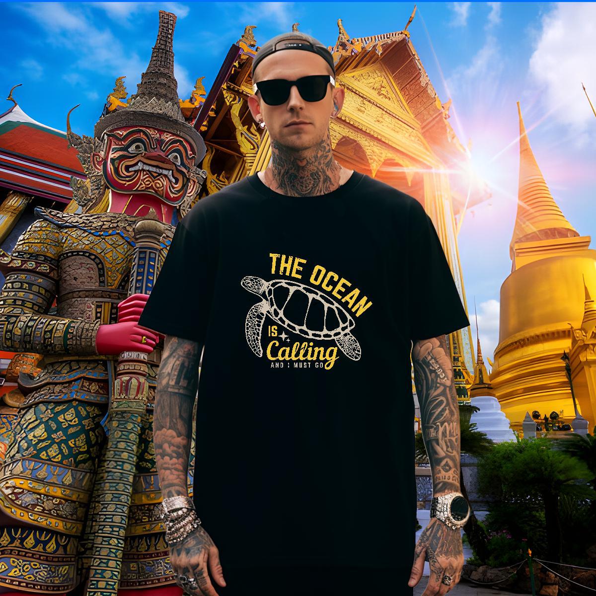 Wholesale Couples T Shirts 230g 100% Cotton Men T Shirts Sport Breathable Short Sleeve Anime Free Shipping Clothings