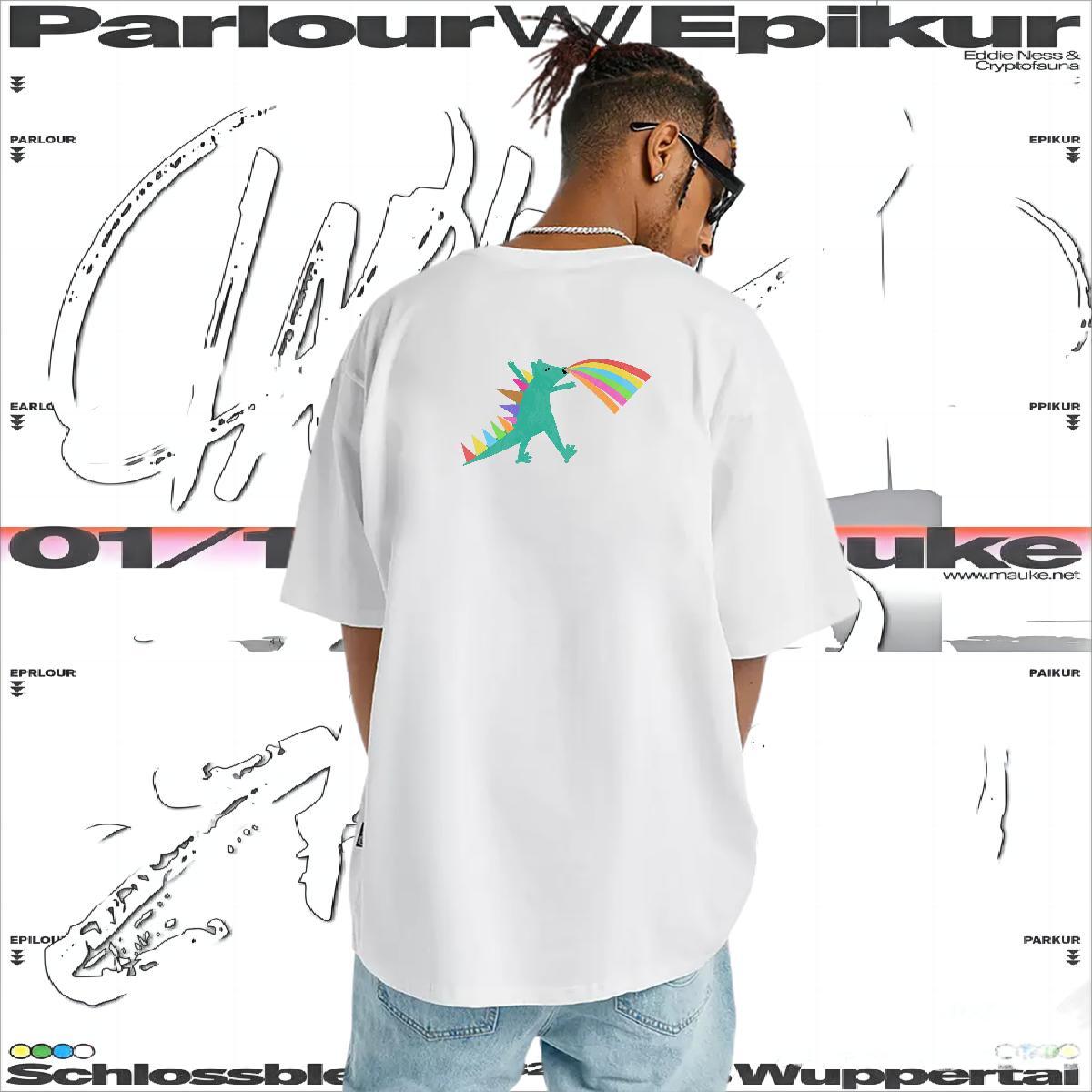 2024 Designer T-Shirts 230g Pure Cotton dinosaur Casual Daily Wear Tops Shirt Breathable Free Shipping Men Tops Tees Custom Printed