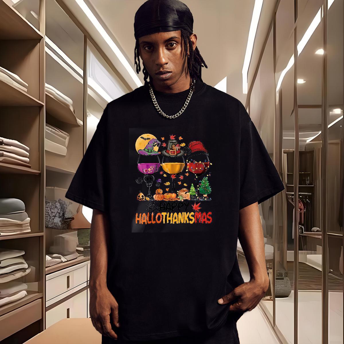 T-Shirts for Men 230g Cotton tree Spring Summer Breathable Skull Mens Tshirts New Designer Popular Tops Tees