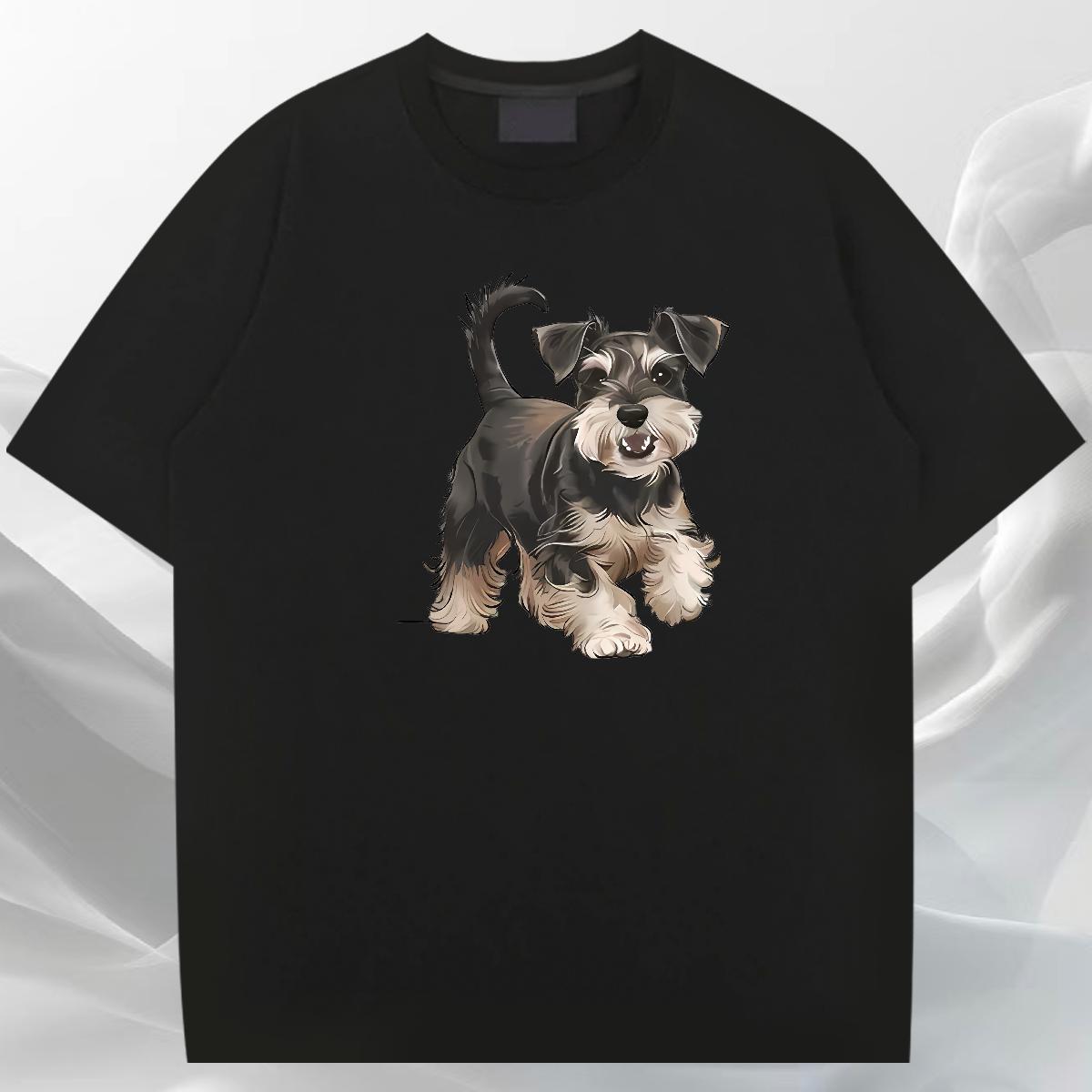 TOP Quality Men Tshirts 230g 100% Cotton Street wear Hip Hop dog DIY Logo Oversized Breathable Soft Designer Fashion T Shirts Men Tops Tees