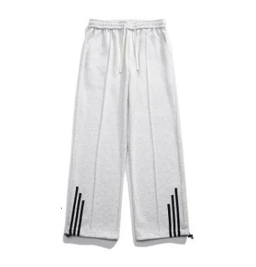 MAIDANGDI Autumn Winter Heavyweight Pants Hong Kong Style Floor Loose Straight Leg Casual Men Sports 240806