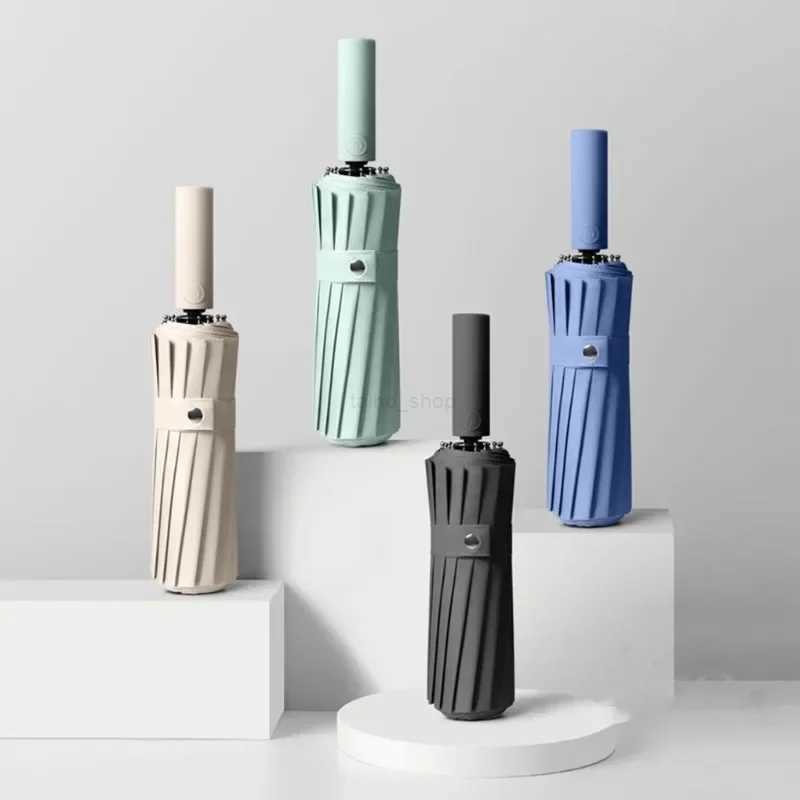 Sunshade And Wind Resistance Automatic Umbrella Designed For Outdoor Waterproof ABS Umbrella For Women Portable UmbrellaXJ240806