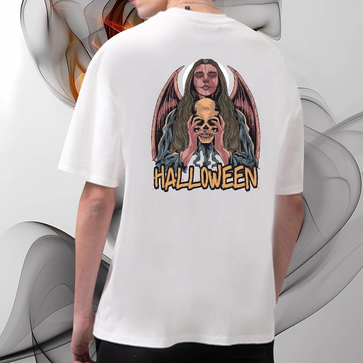 DIY T-Shirts 100% Cotton 230g skull Hip Hop Street Clothes Breathable Crew Neck Designer Mens Tshirts Custom Printing