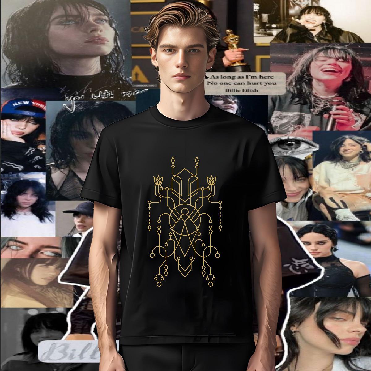 Fashion Design Couples T Shirts 230g Pure Cotton Anime Printing Street Geometric line Breathable Short Sleeve T-Shirts for Men Loose Fit Plus Size Car