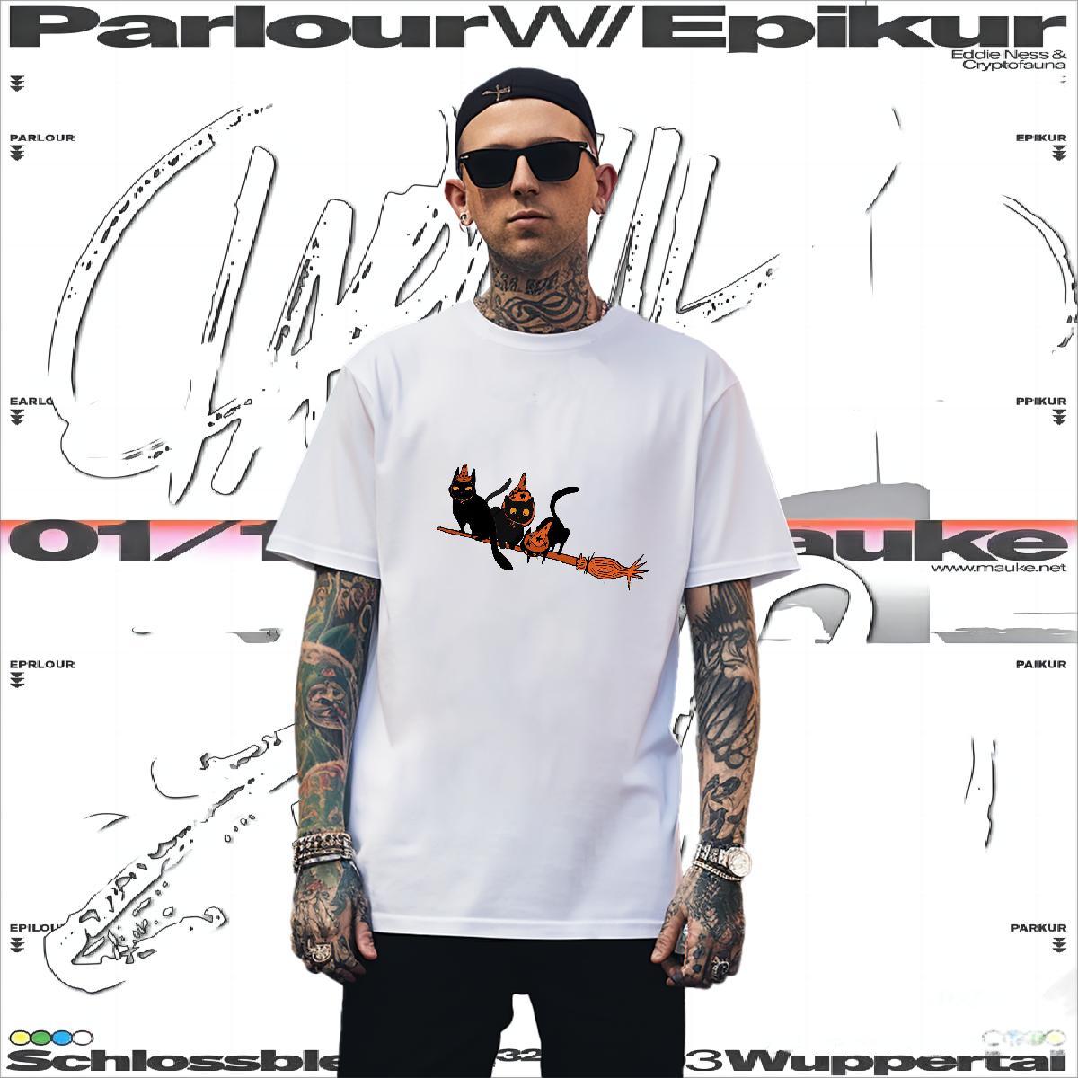 T-Shirts 230g Pure Cotton Daily Outfit Breathable Crew Neck Black Oversized Men Tops Tees Designer Fashion Loose Fit Tee Shirt