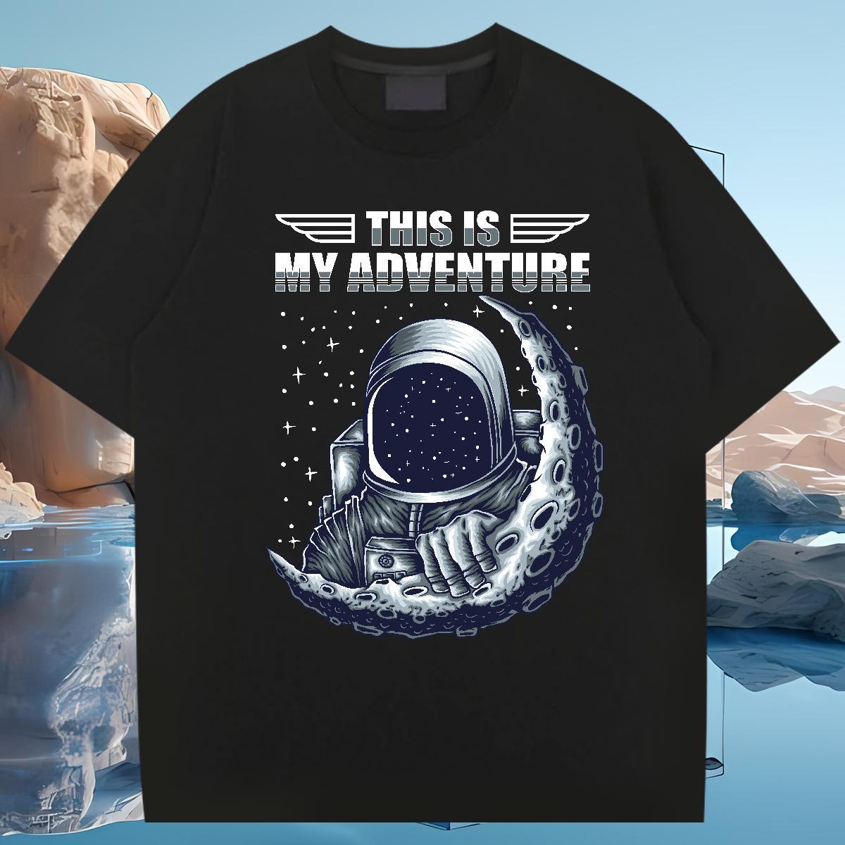 T-Shirts for Men 230g Pure Cotton universe Street wear Hip Hop Short Sleeve O-Neck White Plus Size Tshirts Classic Casual Designer Top Tees