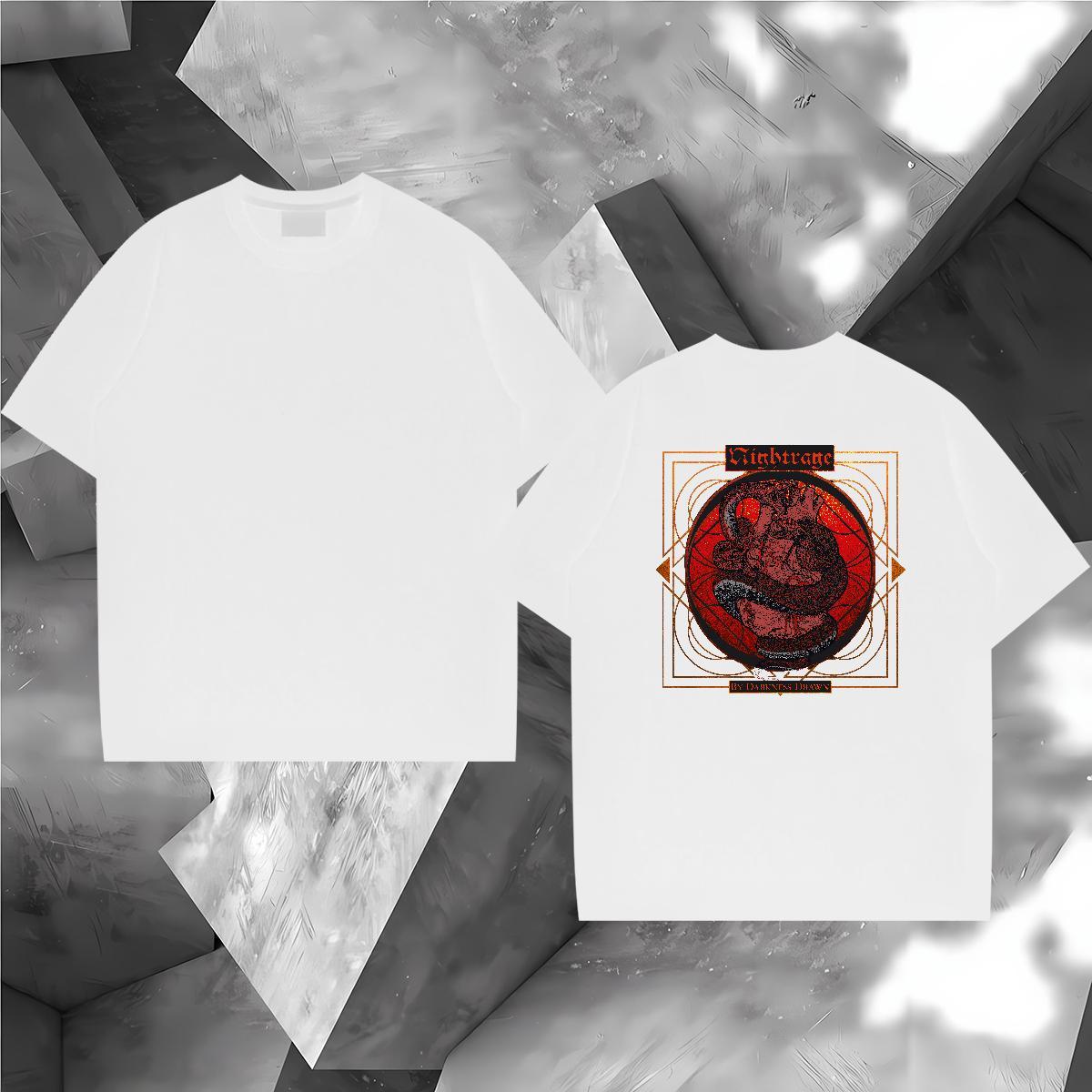 2024 T-Shirts for Men 100% Cotton 230g snake Spring Summer Polos Breathable Short Sleeve Soft Men Tees DIY Printed