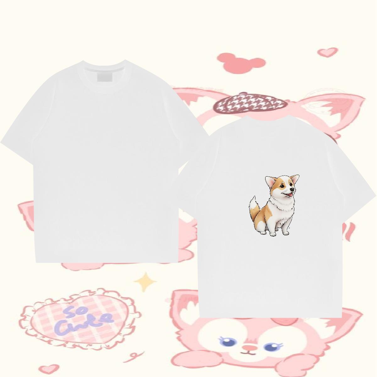 Custom Men T Shirts 230g Cotton Anime Printing Street Polos O Neck Short Sleeves Loose Fit Couples T Shirts Black Oversized